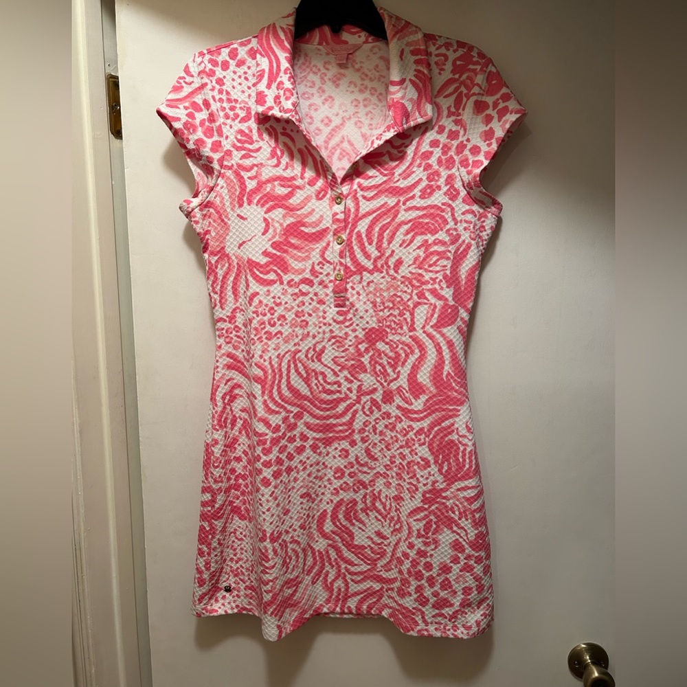 Lilly Pulitzer/NWT/ super cute bright pink florals of pink size L